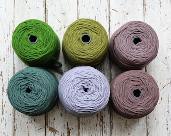 Hilo acrílico para mechones, para hacer alfombras, 8 capas, 400 g, cono de 14 oz, para pistola de mechones y aguja perforadora.