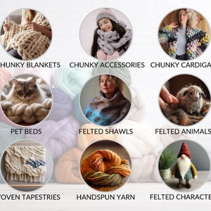 possible crafts that can be made with chunky yarn