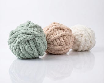 Hilo de chenilla: hilo grueso y jumbo para proyectos de punto y tejido a mano