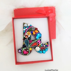 Broche com zíper "A like Adel"