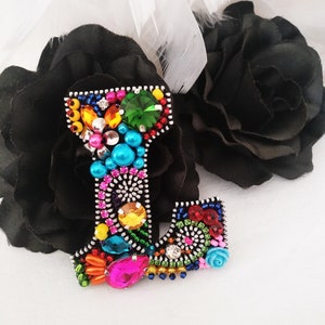 Broche con cremallera "L like Lisa"