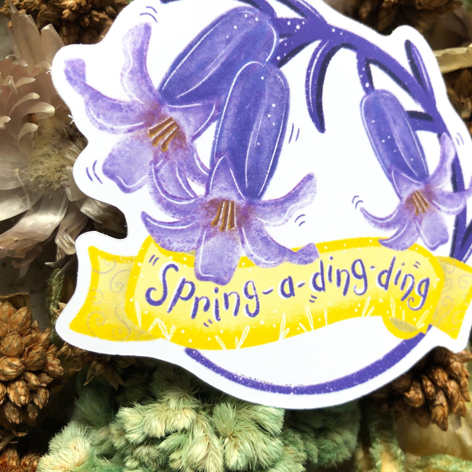 Springadingding Die Cut Sticker Decorate your Diary Etsy