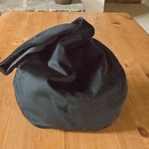 Black Velvet Japanese Knot Bag image 1