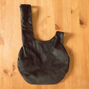 Black Velvet Japanese Knot Bag image 5