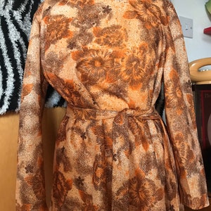 Beautiful Vintage 1960s 1970s Mod Hippie St Pepper Carnaby Street retro glitter sparkly psychedelic lurex jumper tunic top.