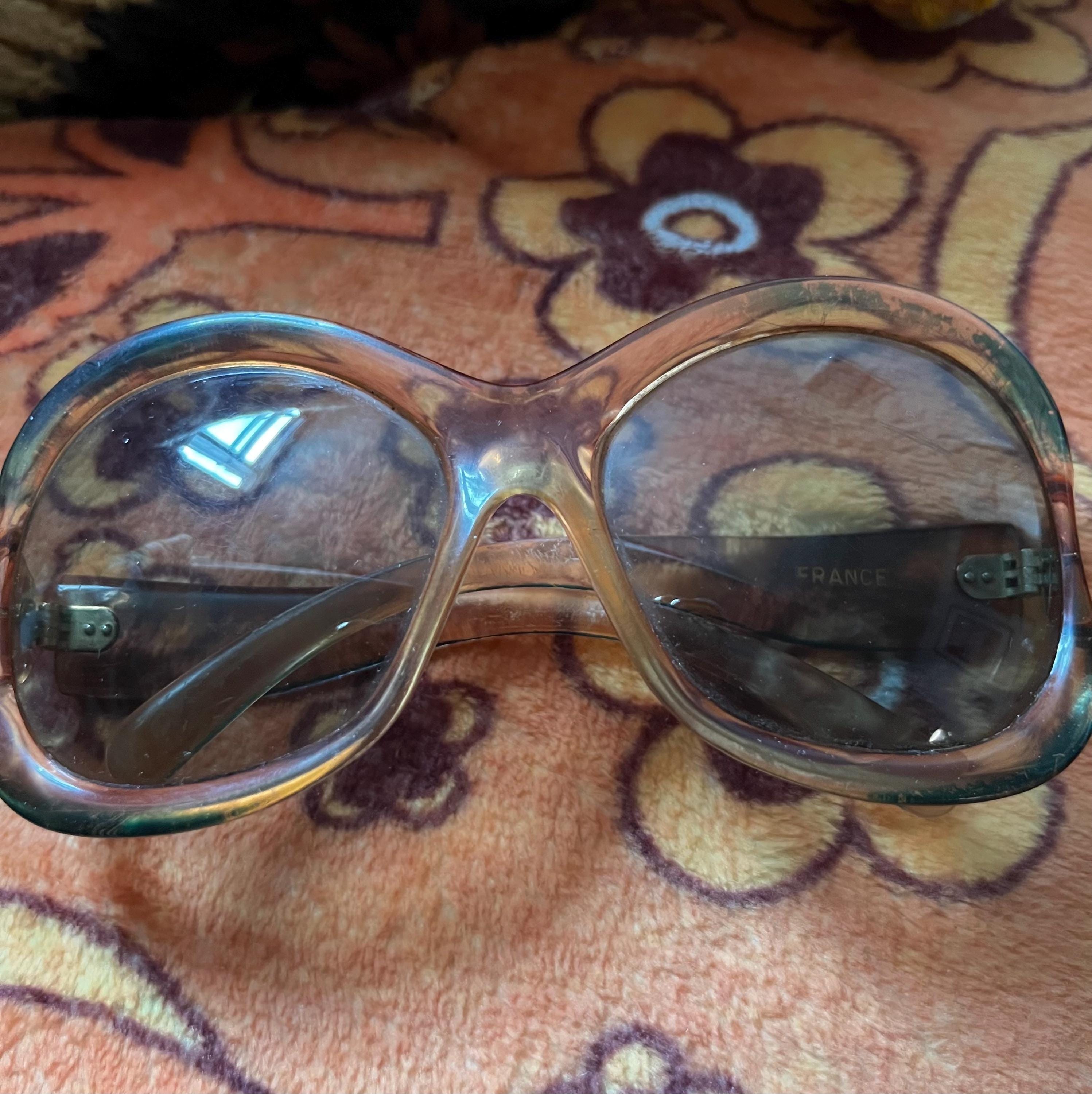 Vintage blue Halston, sunglasses by color and optics NEW VINTAGE ANGLO AMERICAN EYEWEAR SR WINSTON 70S BLUE BOBBY  main image 3