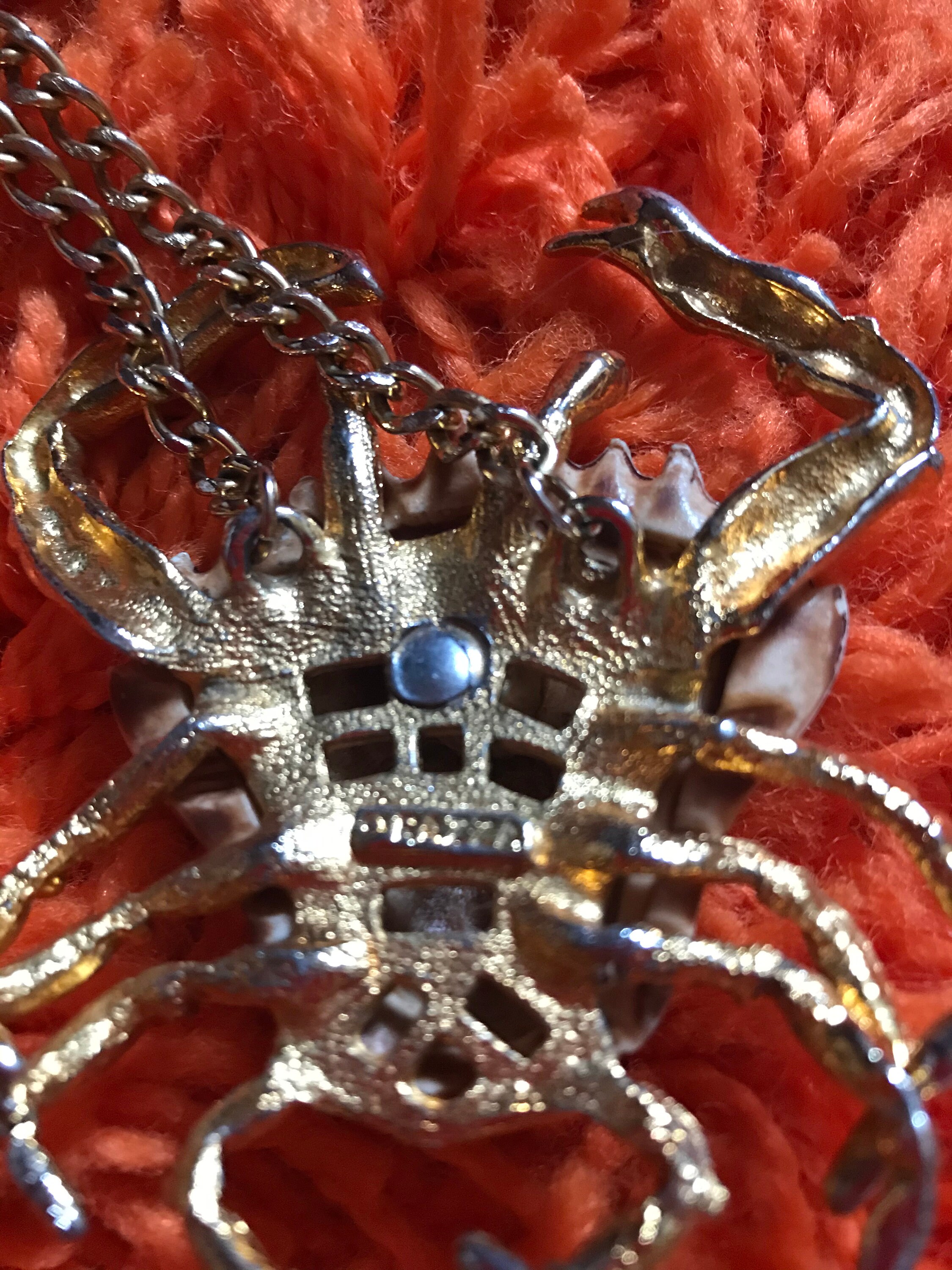 Vintage luca razza zodiac - LUCA RAZZA Vintage Crab Pendant 486/35