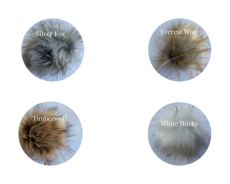 Mommy and Me Knit Hat Faux Fur Pom Pom Fall Beanie Boho Beanie Hat