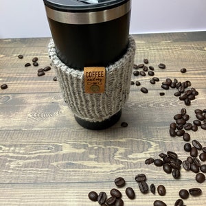 Coffee Cozy for Hot Beverages/ Coffee Cup Sleeve, Coffee Lover Gift/ Reusable Cup Cozy/ Teacher Gifts/ Gifts Under 10 image 6