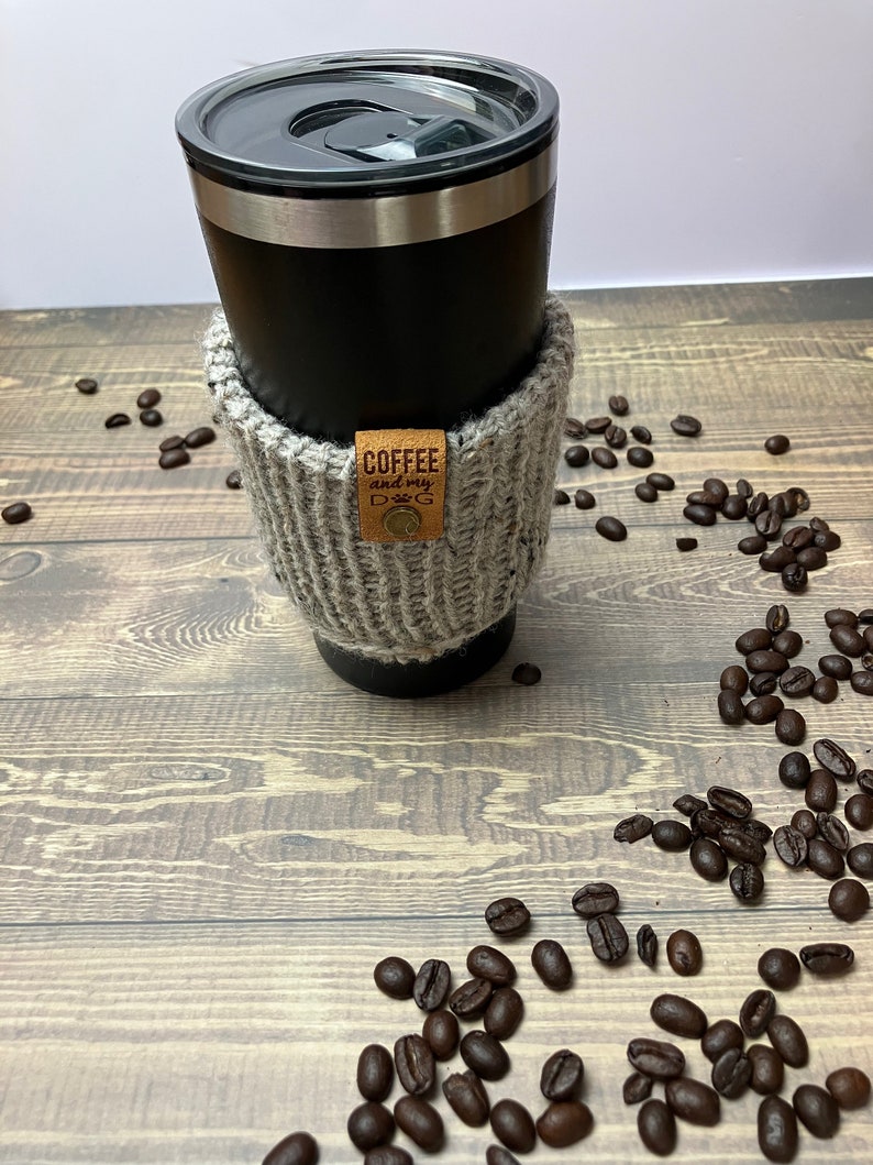 Coffee Cozy for Hot Beverages/ Coffee Cup Sleeve, Coffee Lover Gift/ Reusable Cup Cozy/ Teacher Gifts/ Gifts Under 10 image 6