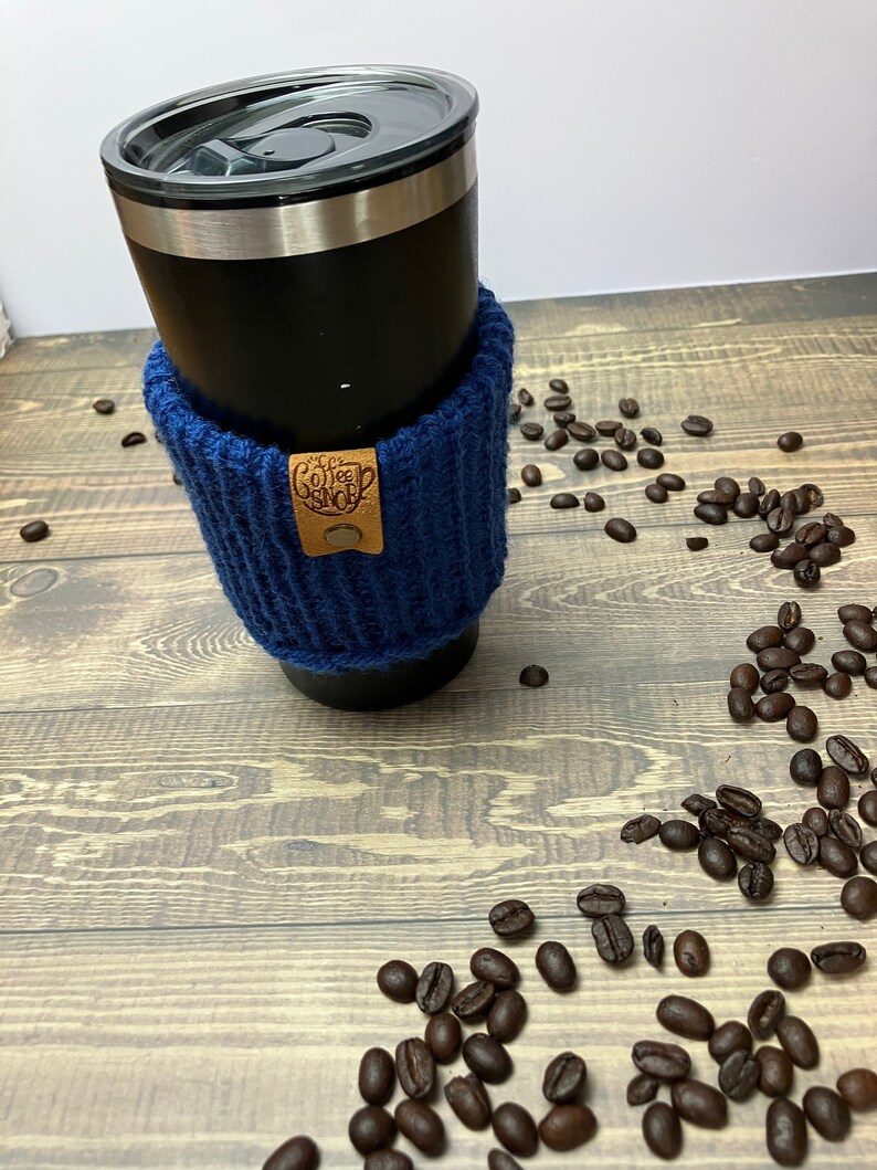 Coffee Cozy for Hot Beverages/ Coffee Cup Sleeve, Coffee Lover Gift/ Reusable Cup Cozy/ Teacher Gifts/ Gifts Under 10 image 7