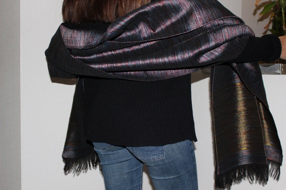 Stole in Loincloth Woven in an Artisanal Way of Excellent