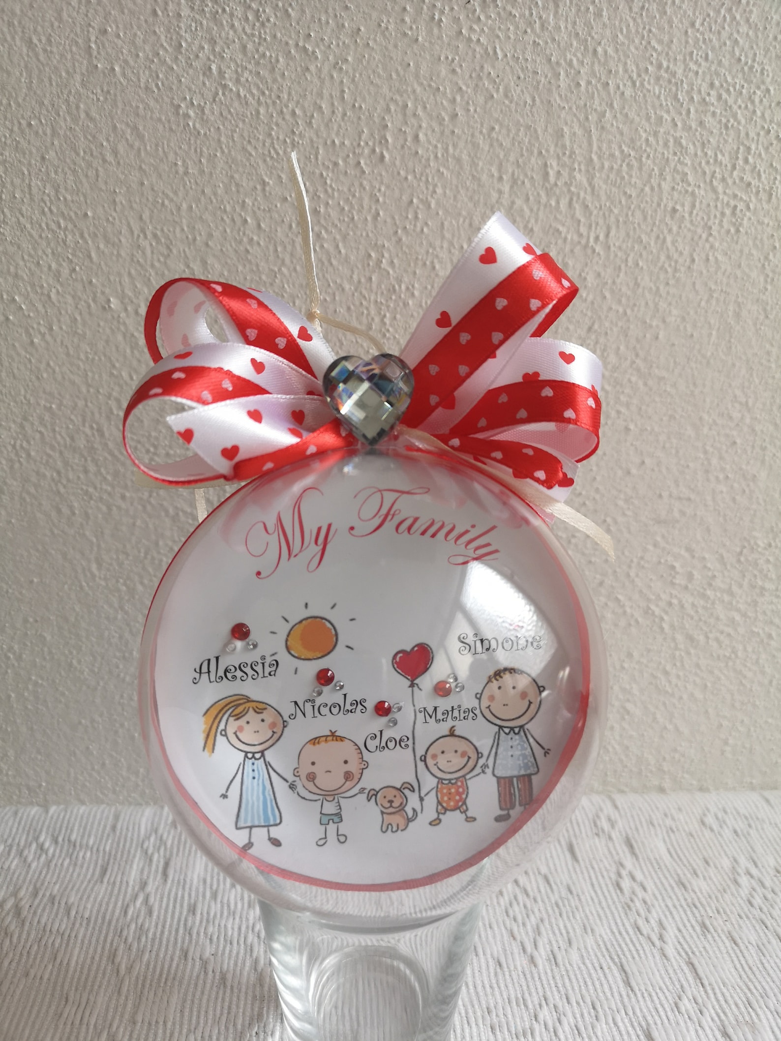Decorare Palline Di Natale Plexiglass Palline di natale personalizzate | Etsy
