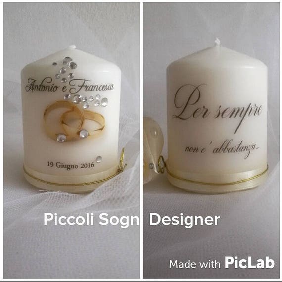 CANDELE PERSONALIZZATE -  Italia