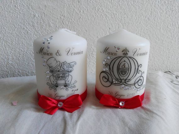 CANDELE PERSONALIZZATE bomboniere -  Italia