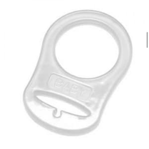 Adapter to add on pacifiers without rings