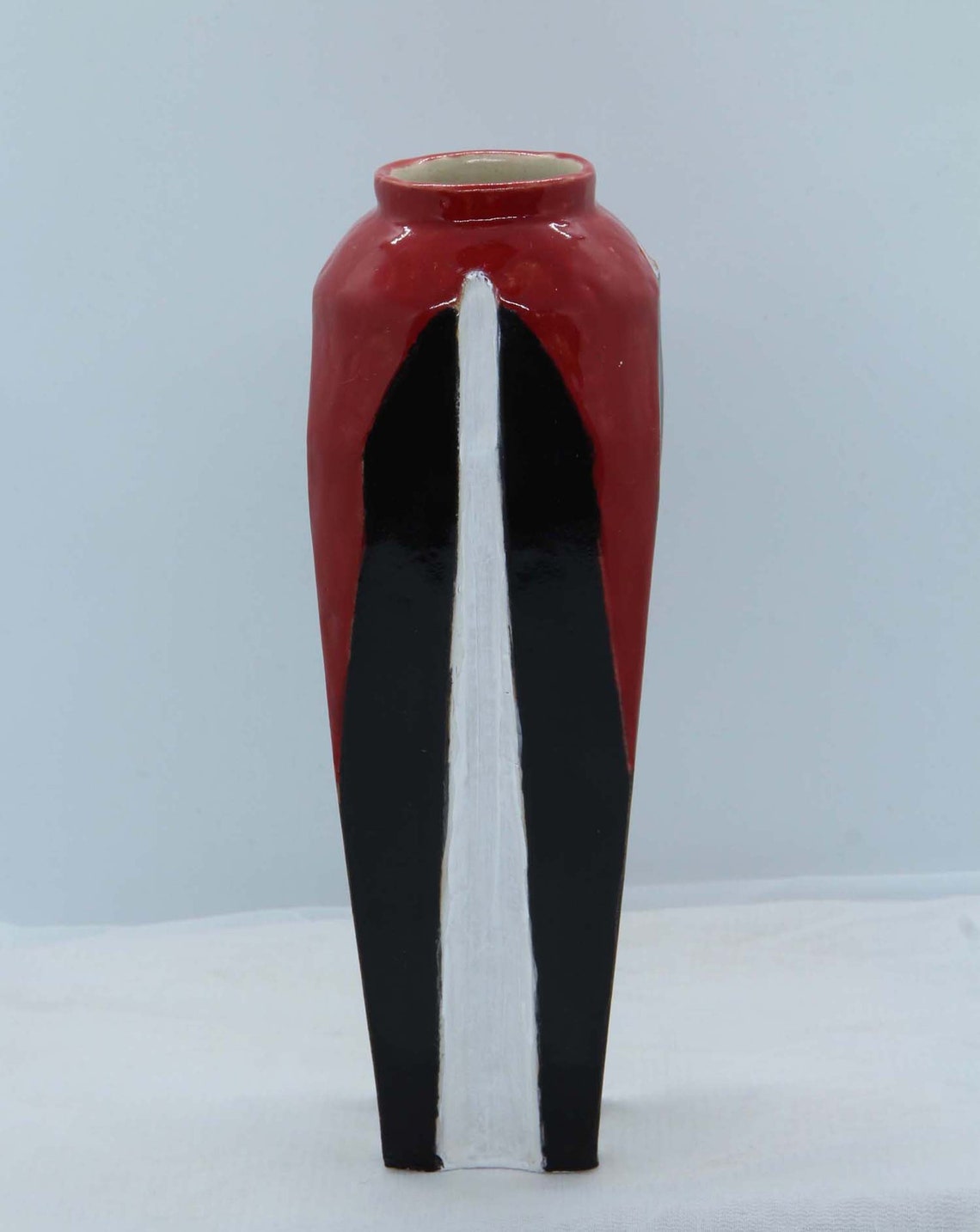 Art Deco Style Vase. Art Deco Vase. Stoneware Art Deco Vase. Stoneware