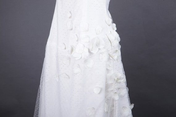 1990 Wedding dress, made by the French designer S… - image 7