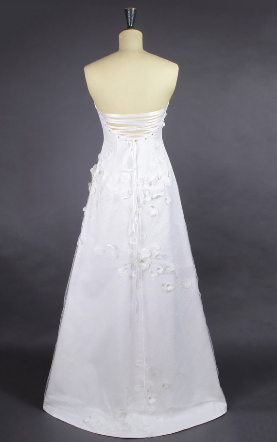 1990 Wedding dress, made by the French designer S… - image 2