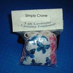 Organic Lavender Laundry Fresheners - Sachets - ready to ship
