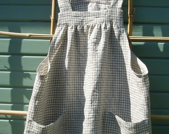 linen frock design