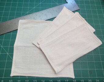 Organic Cotton Wipes: Birdseye Multi-Pack, 8x8 inch, Made-to-Order