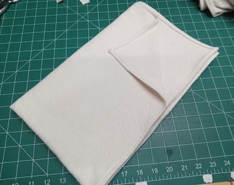 Swaddle Blanket - Organic Cotton Flannel - Undyed Baby Receiving Blanket