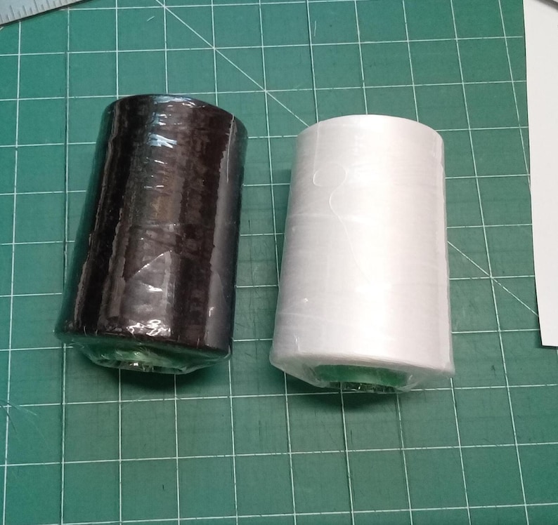 Scanfil Organic Cotton Thread Cone: 5000m - Sewing - black, red, pink or white image 2