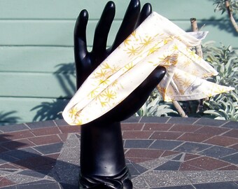 GIFT READY - Simple Organic Cotton Poplin Handkerchief - 10-inch square - Handmade - Petal Play Market