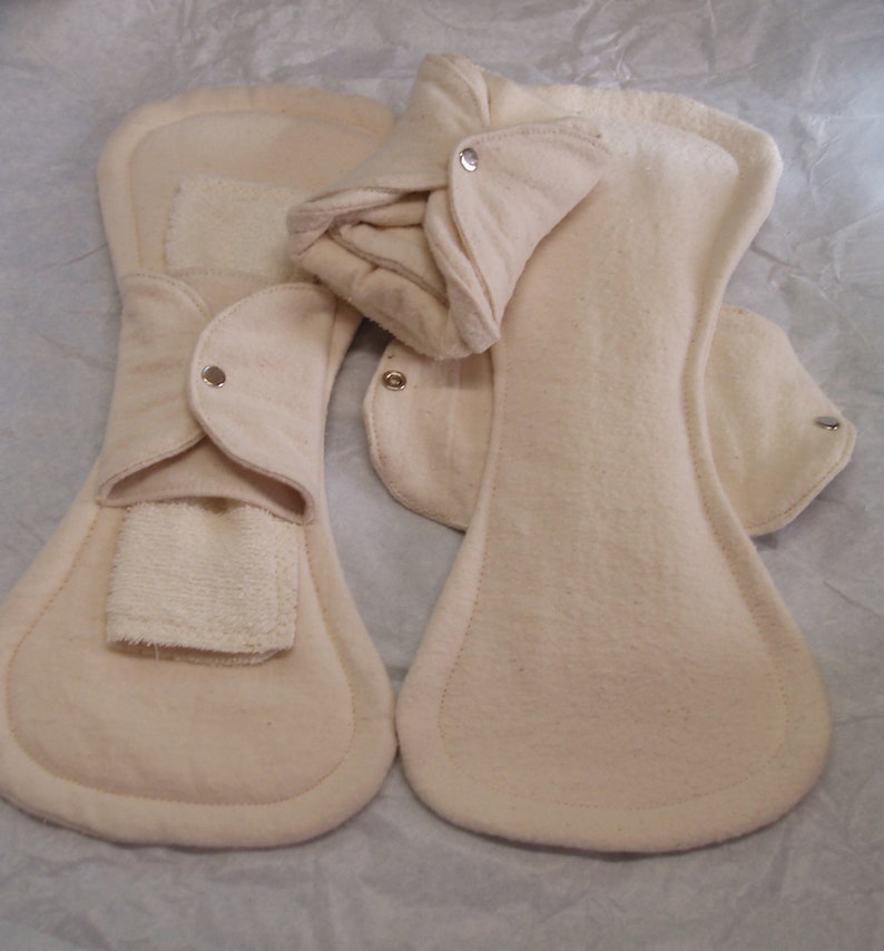 Organic Cotton Moon Pads Starter Kit Feminine Hygiene Etsy