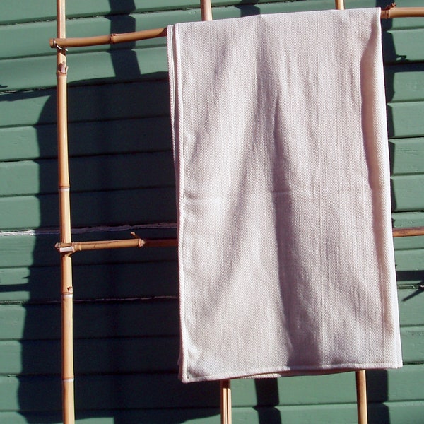 Organic birdseye Cotton Towel - hair, bath or body - single thickness or 2-ply - made to order