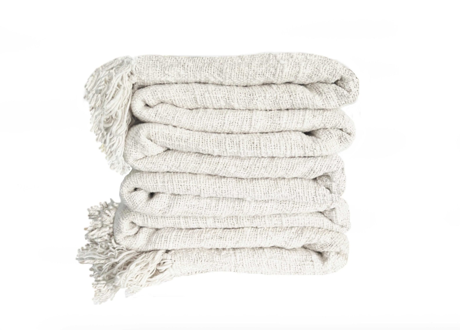 Queen Throw Blanket in Ivory Handwoven Undyed Raw Organic Etsy