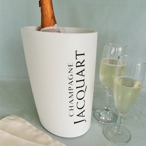 Champagne Jacquart Ice Bucket: French Wine Cooler, Barware