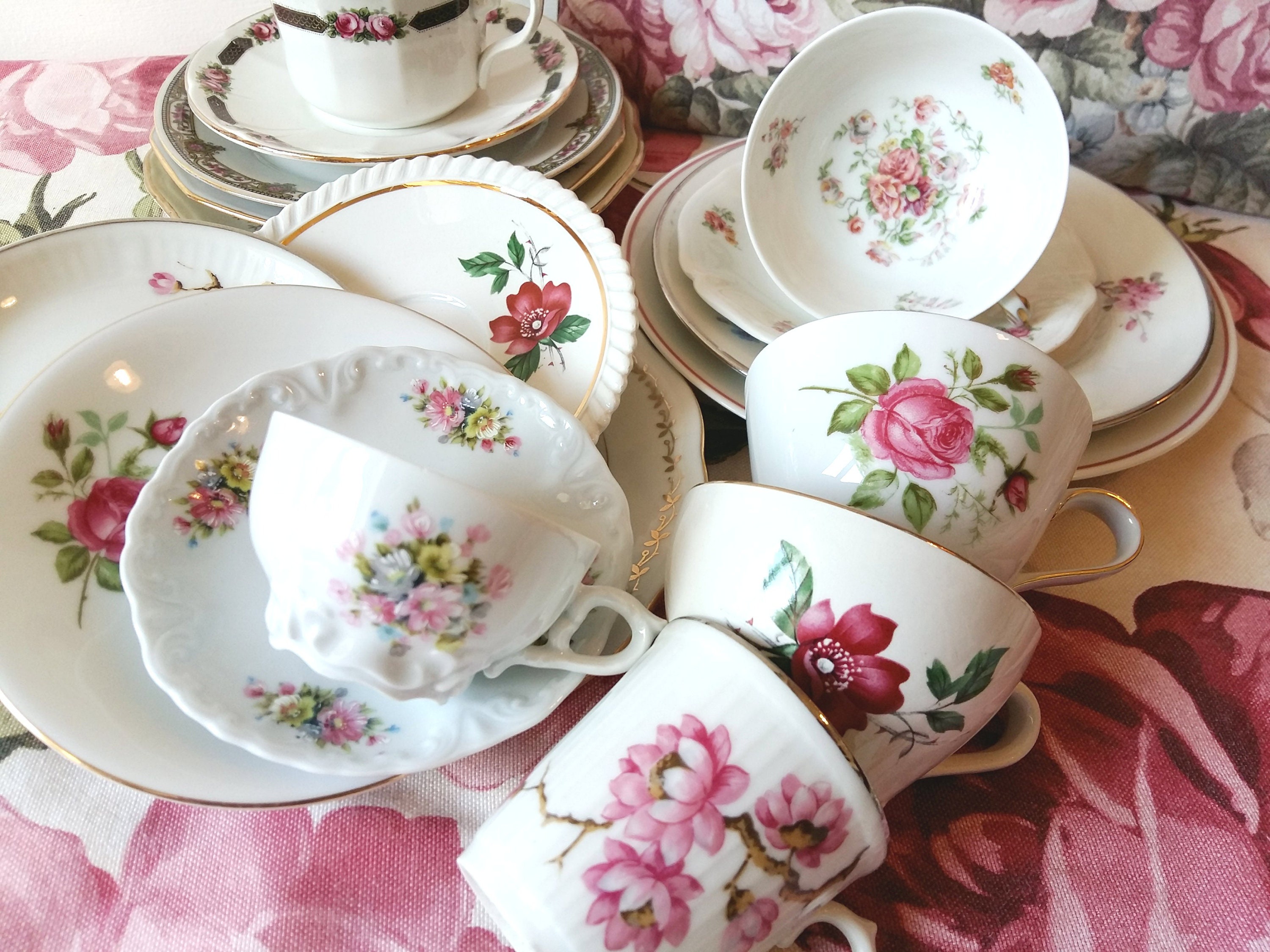 Trios De Tasses À Thé