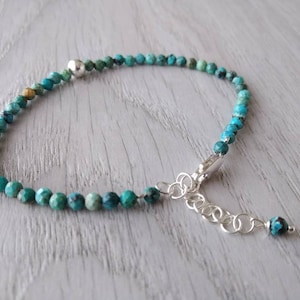 Turquoise beads bracelet blue  Your new favorite bracelet -sterling silver & turquoise bracelet Sleeping Beauty Turquoise Bracelet