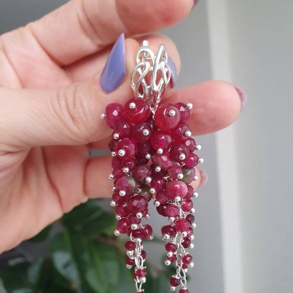 Red Wine Earrings Etsy