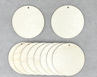 Round circle earring sublimation blanks, 5 pair (10pcs), Eco friendly birch double sided sublimation earrings