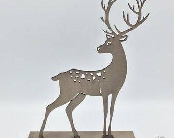 30cm Reindeer Home Decoration, Nordic Design, Eco Friendly Baltic Birch Plywood