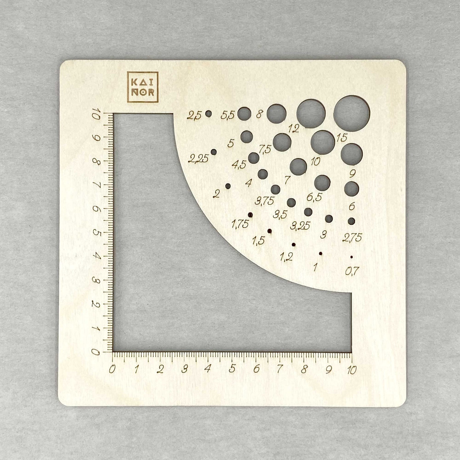 Knitting and Crochet Gauge Ruler, Measuring Frame, Personalized, Baltic ...
