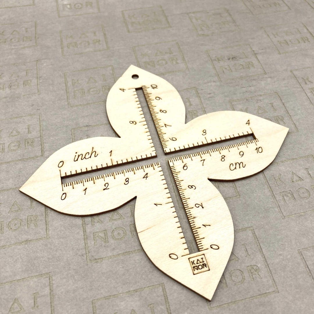 Swatch Gauge, Knitting and Crochet Gauge Ruler, Measuring Frame, Baltic ...