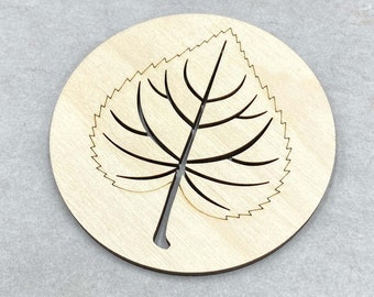 Tilia Coaster for Mugs, Cups, Glasses, Eco Friendly Baltic Birch Plywood