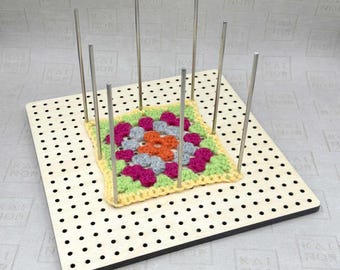 Baltic Birch Blocking Board: Granny Squares, Crochet, Knitting (19cm)
