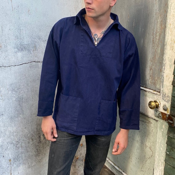 Vintage Newlyn Fisherman’s Smock Size L