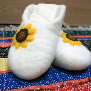Handmade Felted Wool Slippers | Felt Indoor Slippers | Felted shoes 100% Wool |  From Ukraine