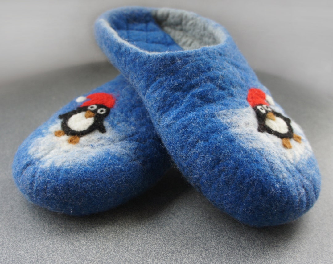 Wool Felt Slippers Boiled Wool Slippers Wool Slippers House Slippers