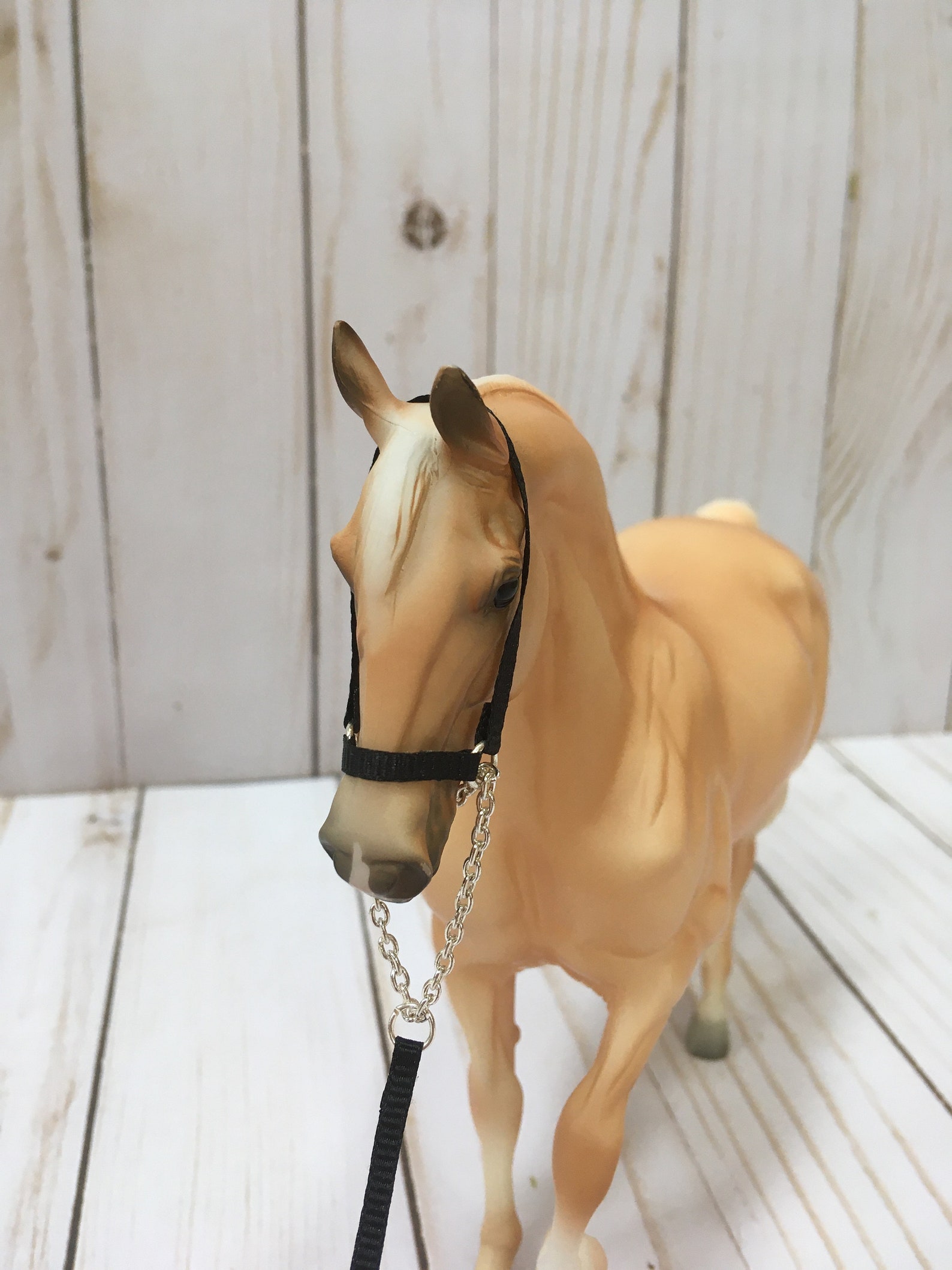 Breyer Horse Show HalterBlack Halter With Chain LeadFits Etsy