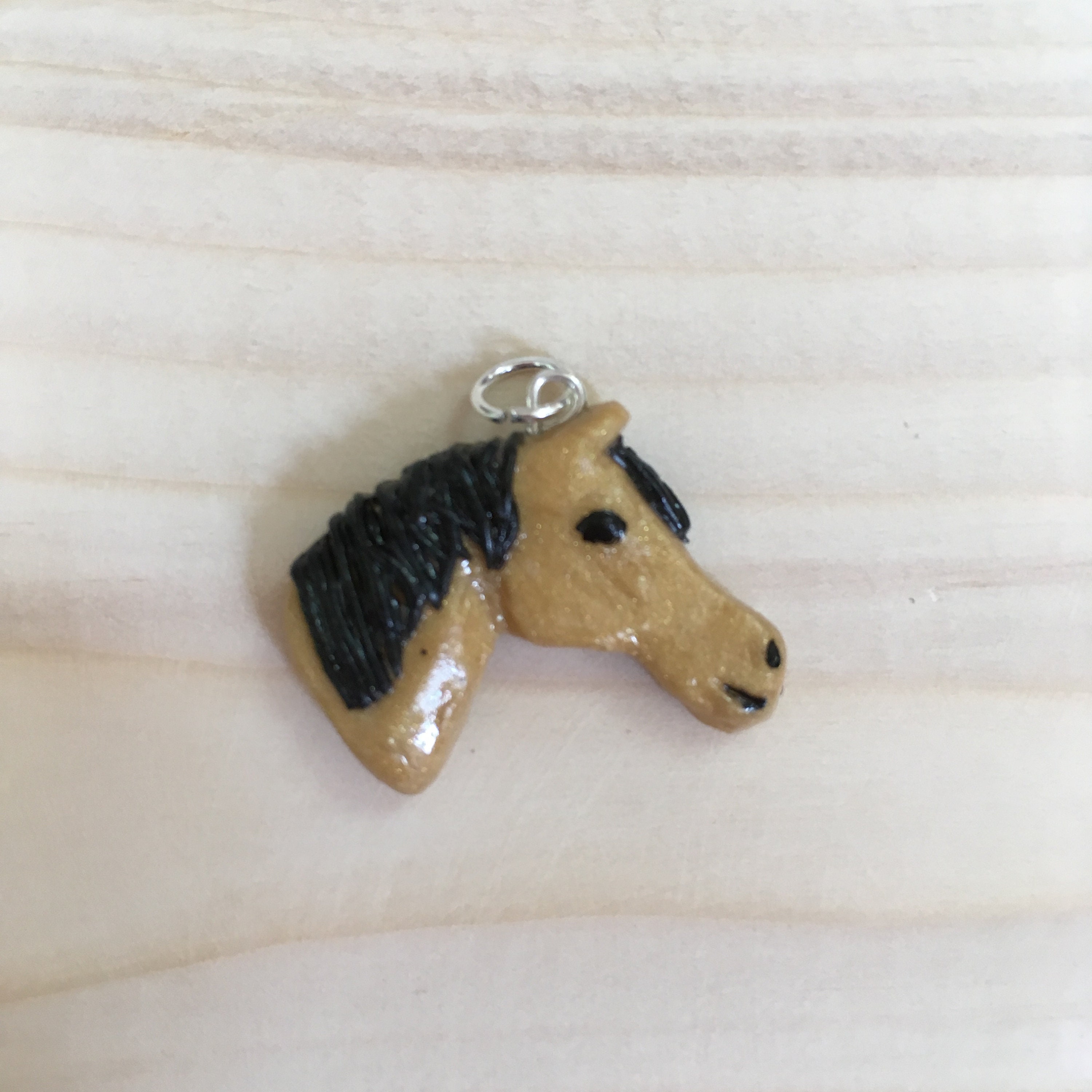 Realistic Horse Head Polymer Clay CharmHandmade in Etsy