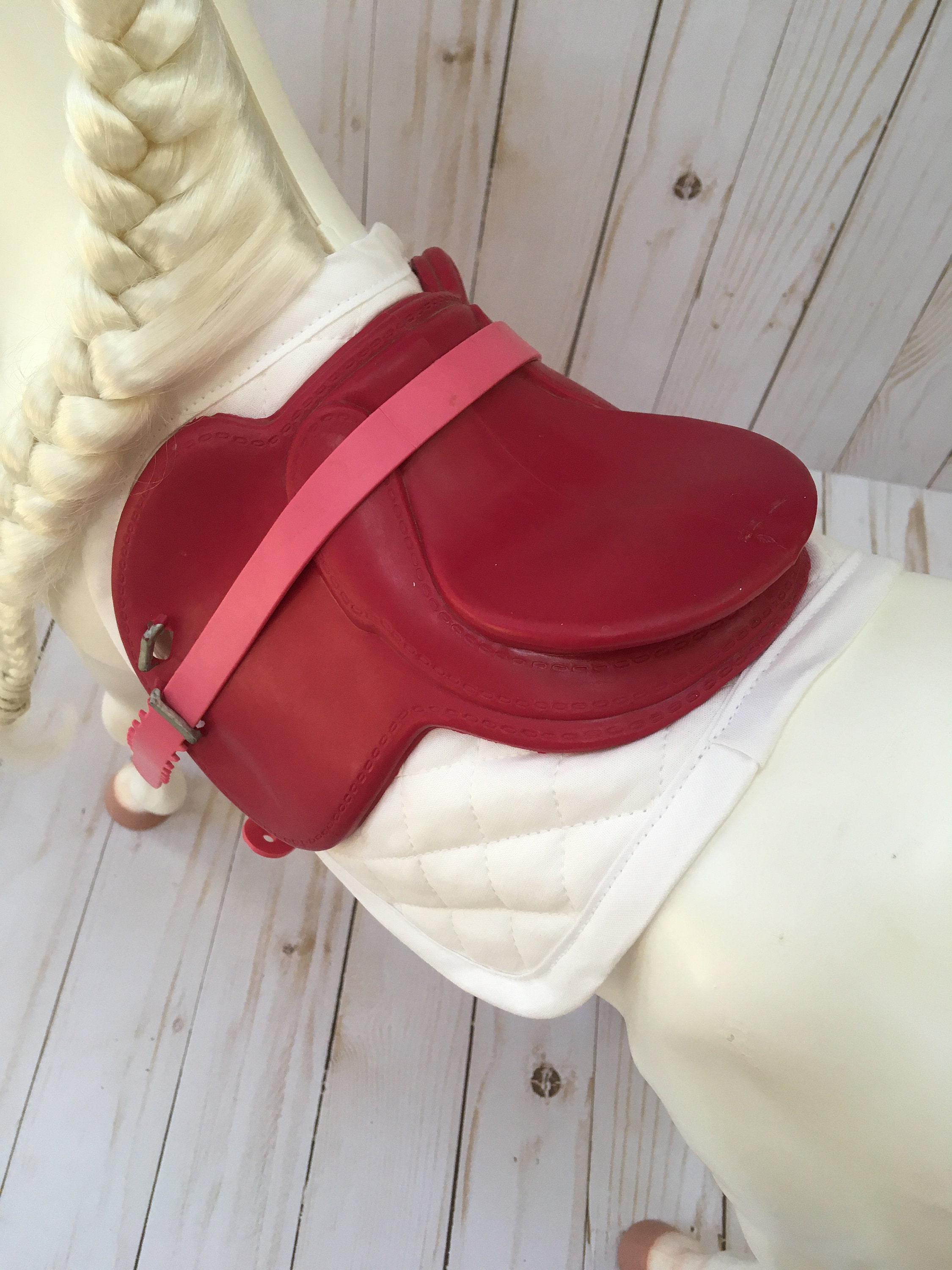 All Purpose White Saddle PadFits American GirlOur Generation Etsy