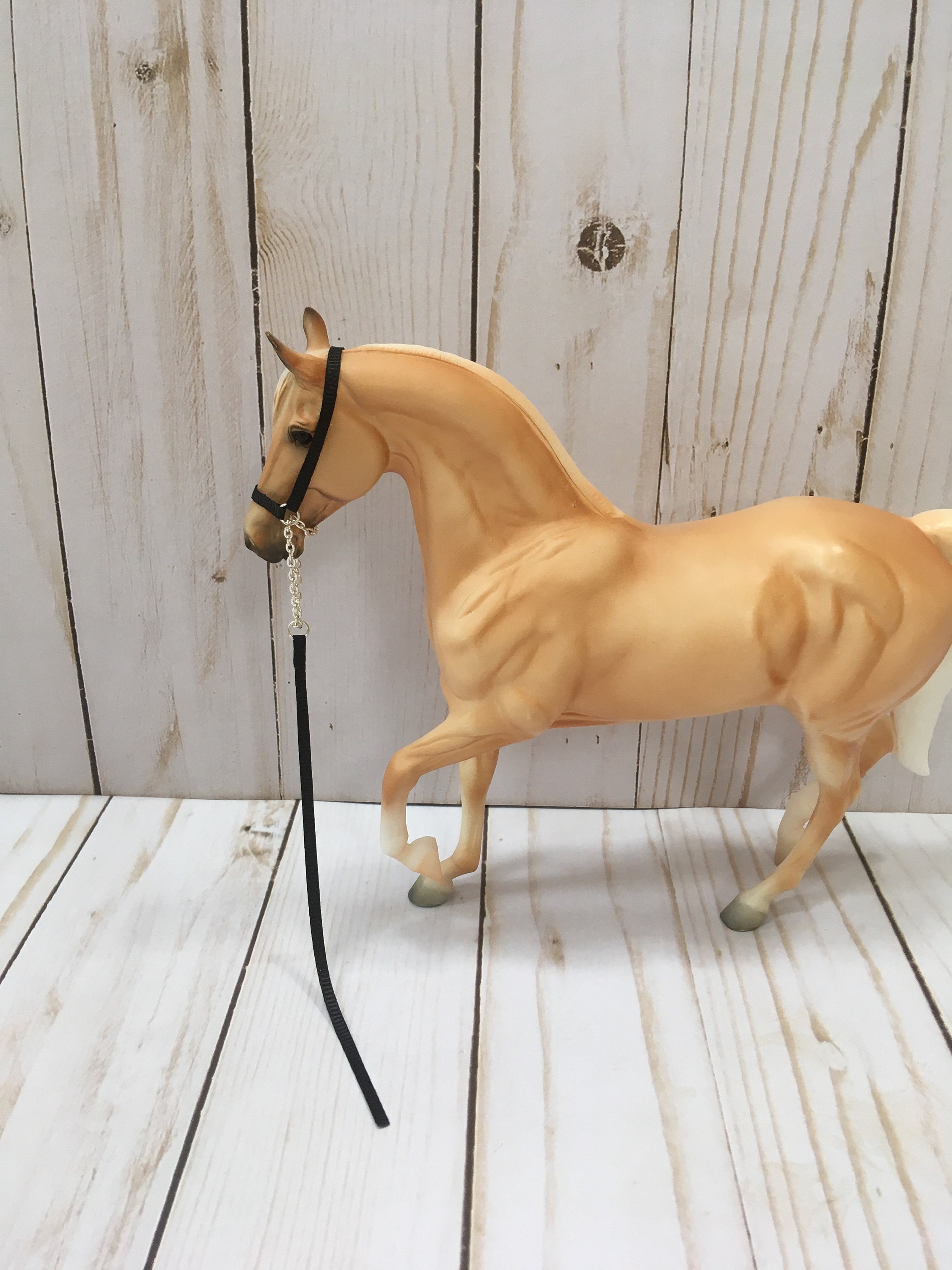 Breyer Horse Show HalterBlack Halter With Chain LeadFits Etsy