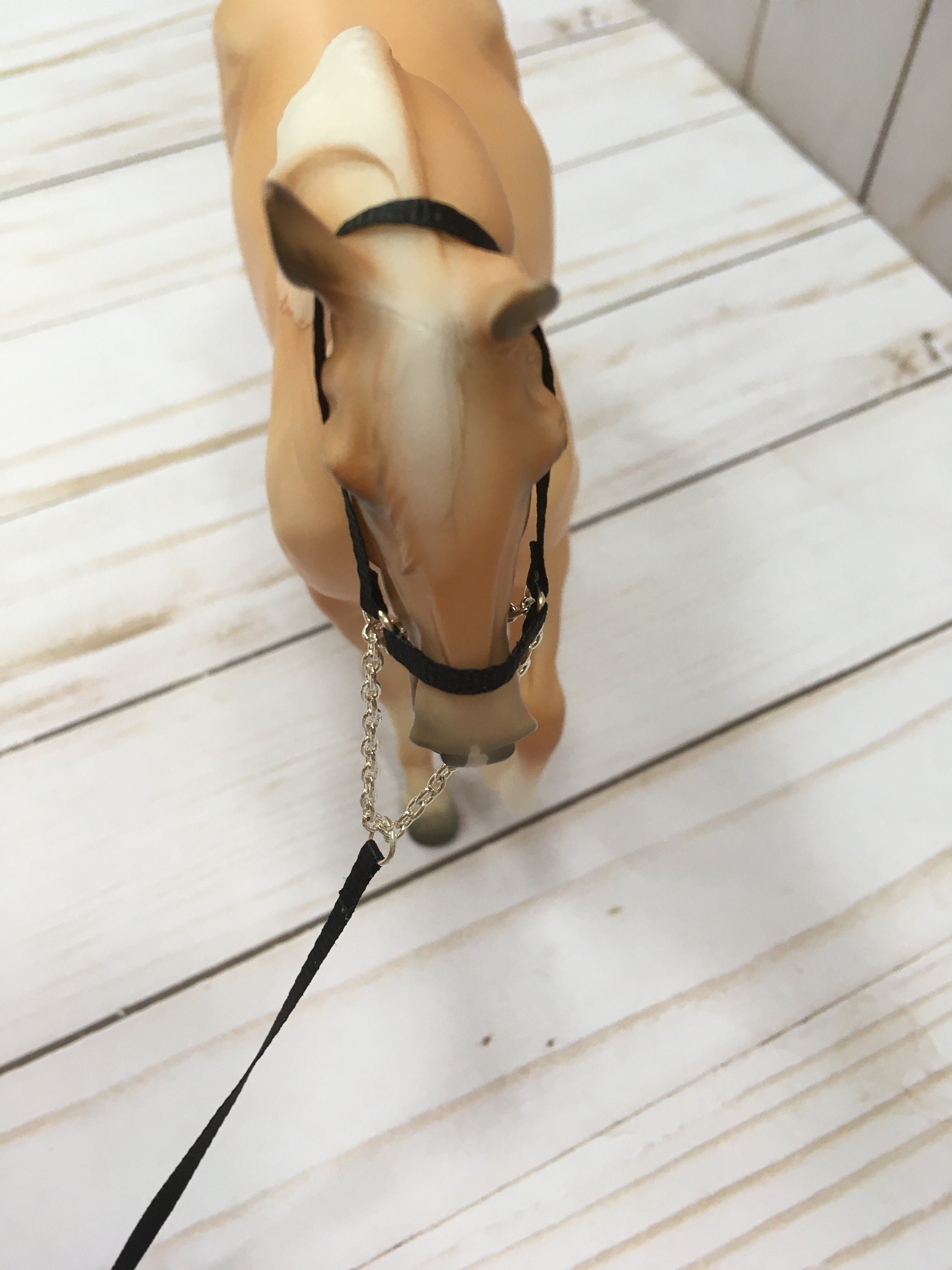 Breyer Horse Show HalterBlack Halter With Chain LeadFits Etsy